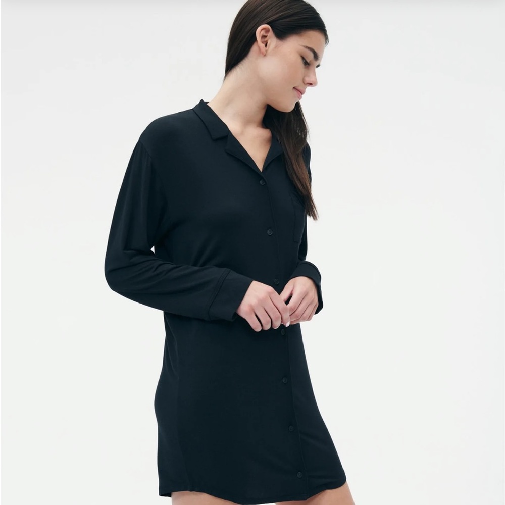 Pajama Button Up Dress Nightown brand new with tags (orig $110)